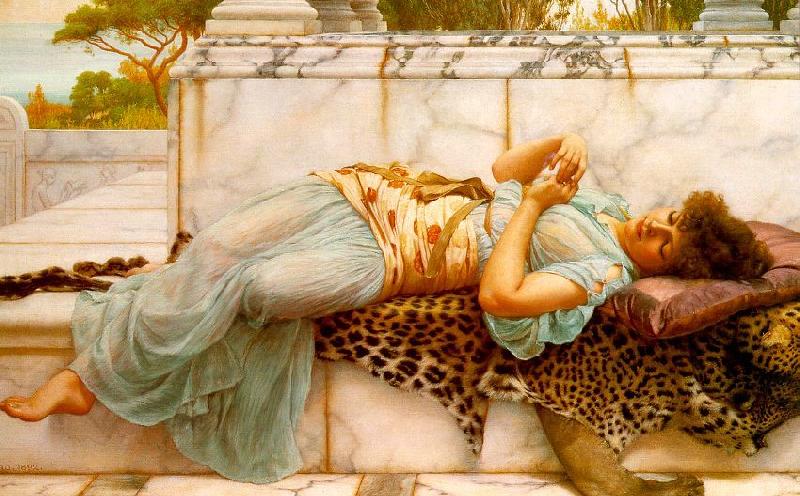 John William Godward The Betrothed Sweden oil painting art